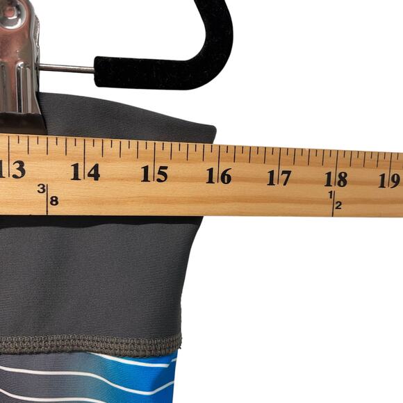 GAP Fit Gfast Blue and Gray Cropped Leggings L - Picture 3 of 7